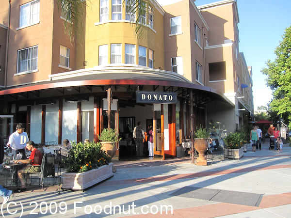 Donato Enoteca is an Italian Restaurant in downtown Redwood City, 