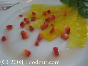Archies Wok Puerto Vallarta Pineapple carpaccio