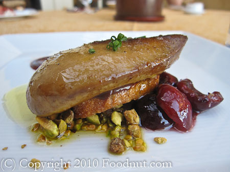 Auberge du Soleil Rutherford sauteed foie gras