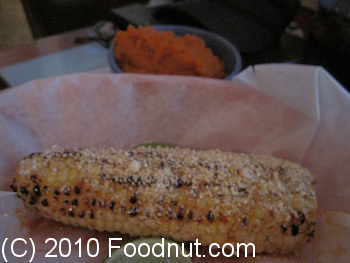 Baby Blues BBQ San Francisco Corn on Cob Sweet Mash Potatoes