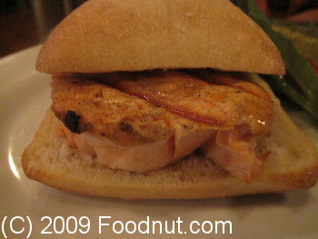 Burger Bar Las Vegas Salmon Sandwich
