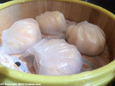 Dragon Beaux San Francisco shrimp dumplings har gow