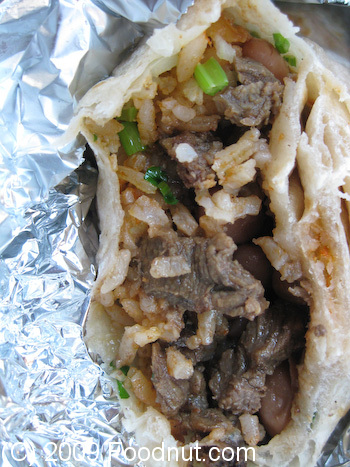El Norteno Taco Truck San Francisco Carne Asada Burrito