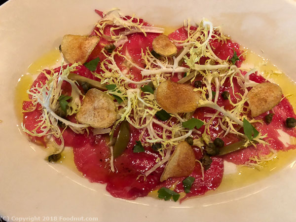 Girl and the Goat Chicago Goat Carpaccio