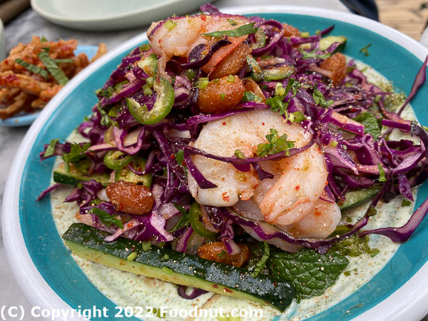 Good Good Culture Club San Francisco Crying tiger shrimp salad