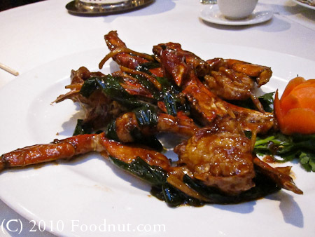Kirin Mandarin Restaurant Vancouver BC Canada scallion crab
