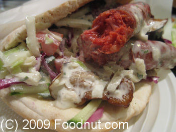 L as du Fallafel Paris France Schawarma Sandwichs Pitas