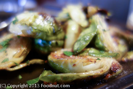 Osteria Stellina Point Reyes Station brussel sprouts