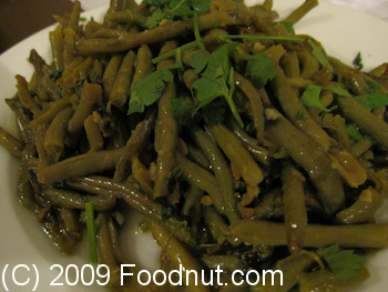 Restaurant Acchiardo Nice France Green Beans