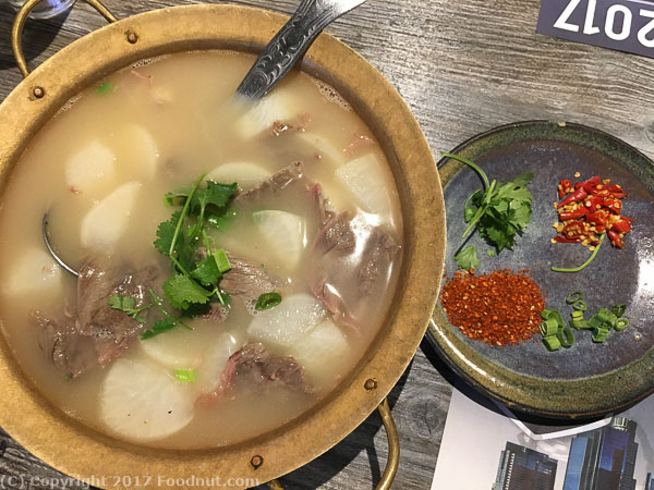 Sichuan Impression Tustin Qiao Jiao Leshan Combination Beef Soup_