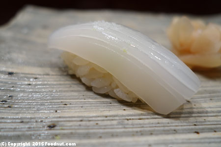 Sushi Kanesaka Ginza Tokyo Japan Ika squid