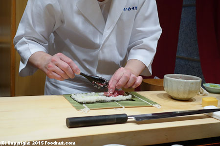 Sushi Kanesaka Ginza Tokyo Japan master chef making sushi