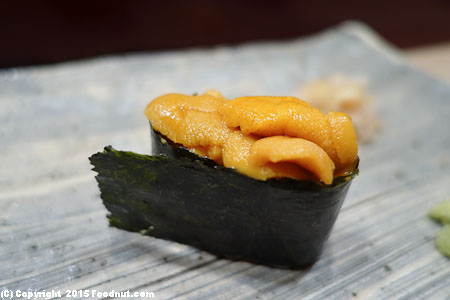 Sushi Kanesaka Ginza Tokyo Japan uni sushi