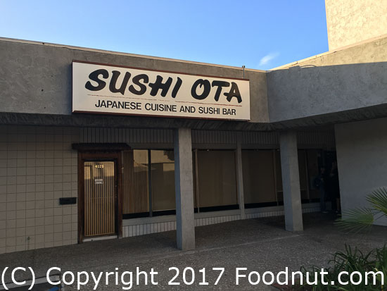Sushi Ota San Diego exterior decor