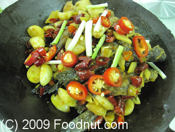 Tang Du Zoology Restaurant Taiyuan China Stir fried Sardines in chilis