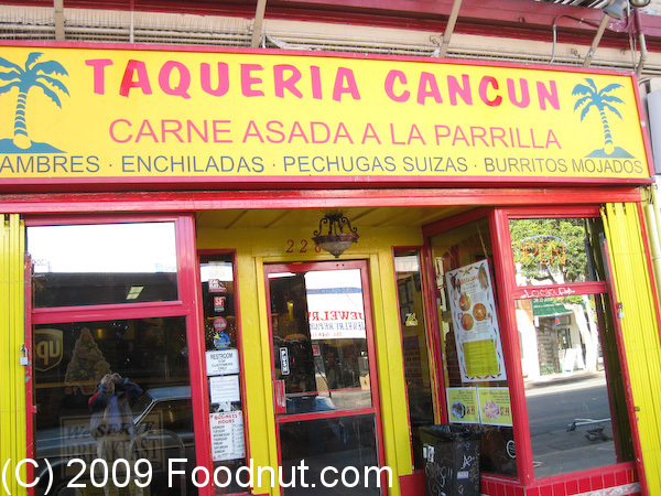 Taqueria Cancun Restaurant Review, San Francisco, 94110