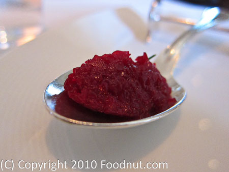 The French Laundry Yountville Heirloom Beets