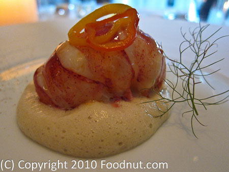 The French Laundry Yountville Sweet Butter Poached Lobster