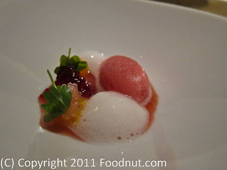 The French Laundry Yountville grapefruit sorbet