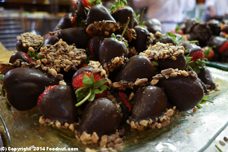 Wicked Spoon buffet Cosmopolitan Las Vegas chocolate covered strawberries
