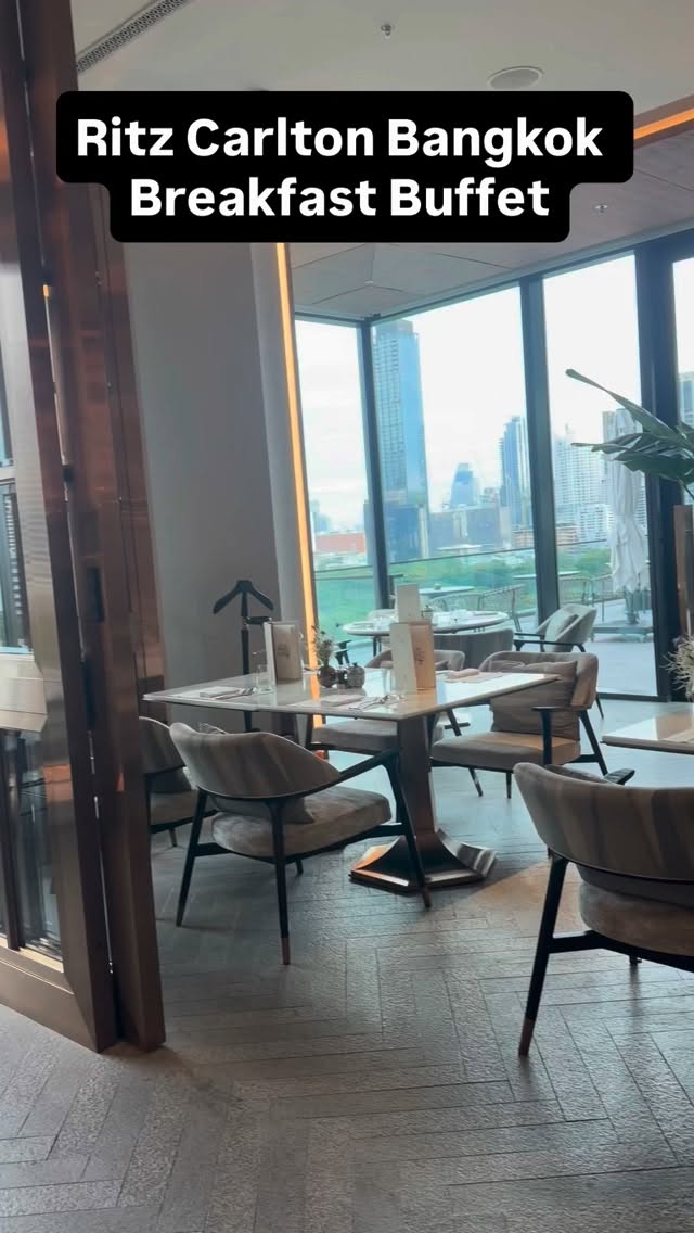 Ritz Carlton Bangkok Lily’s  Breakfast Buffet 🥰 Wow!