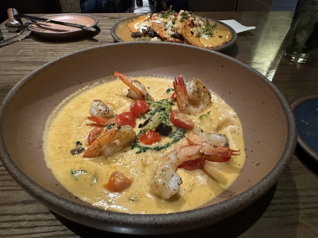 Shrimp and grits, Chestnut restaurant asheville, nc