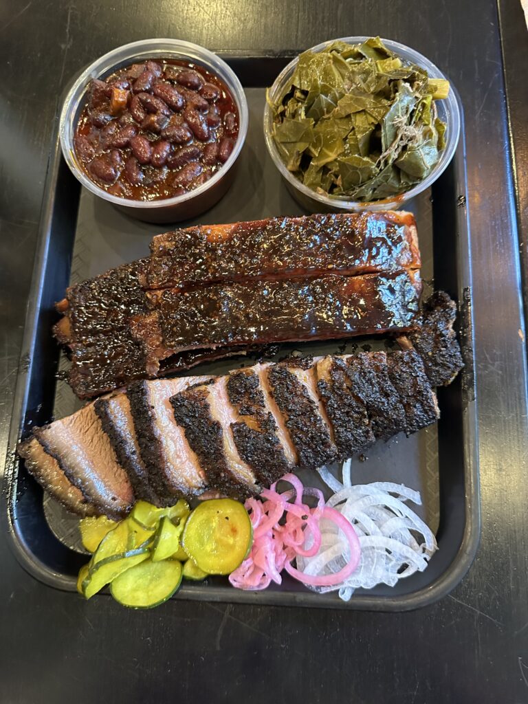 Horn BBQ Oakland Ribs and Beef Brisket